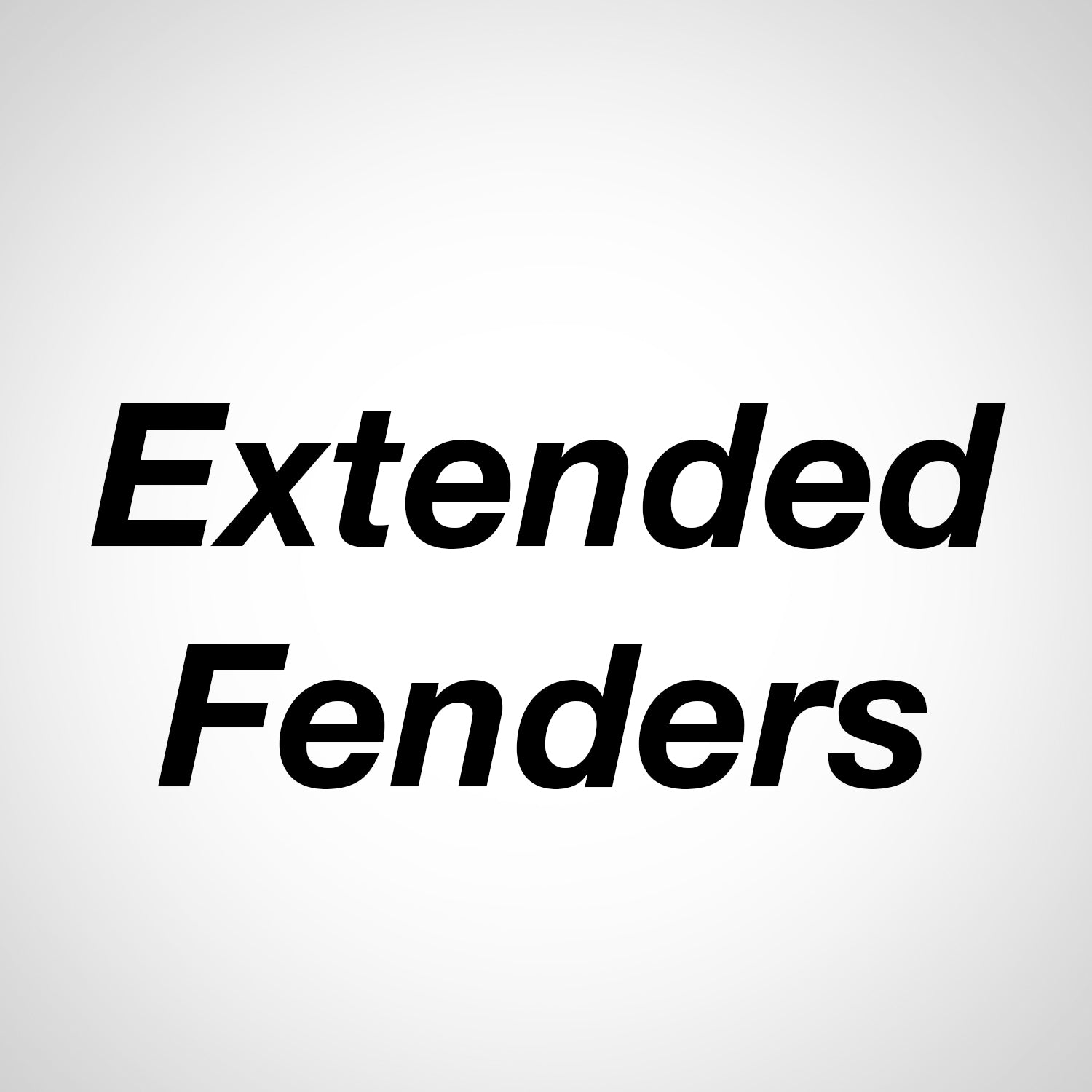 Extended Fenders