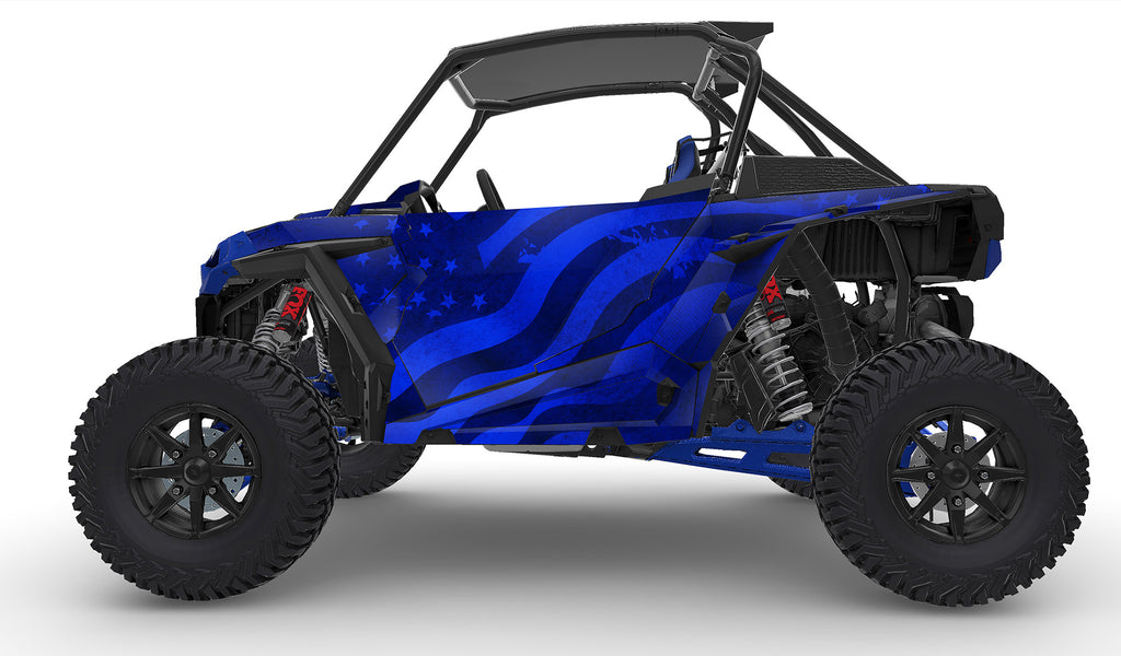 POLARIS RZR 2 - WAVY FLAG