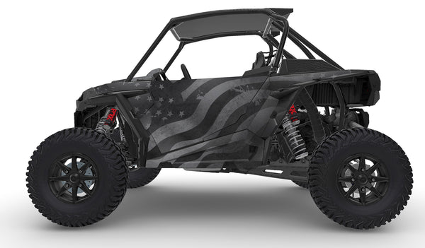 POLARIS RZR 2 - WAVY FLAG – ECDcustoms