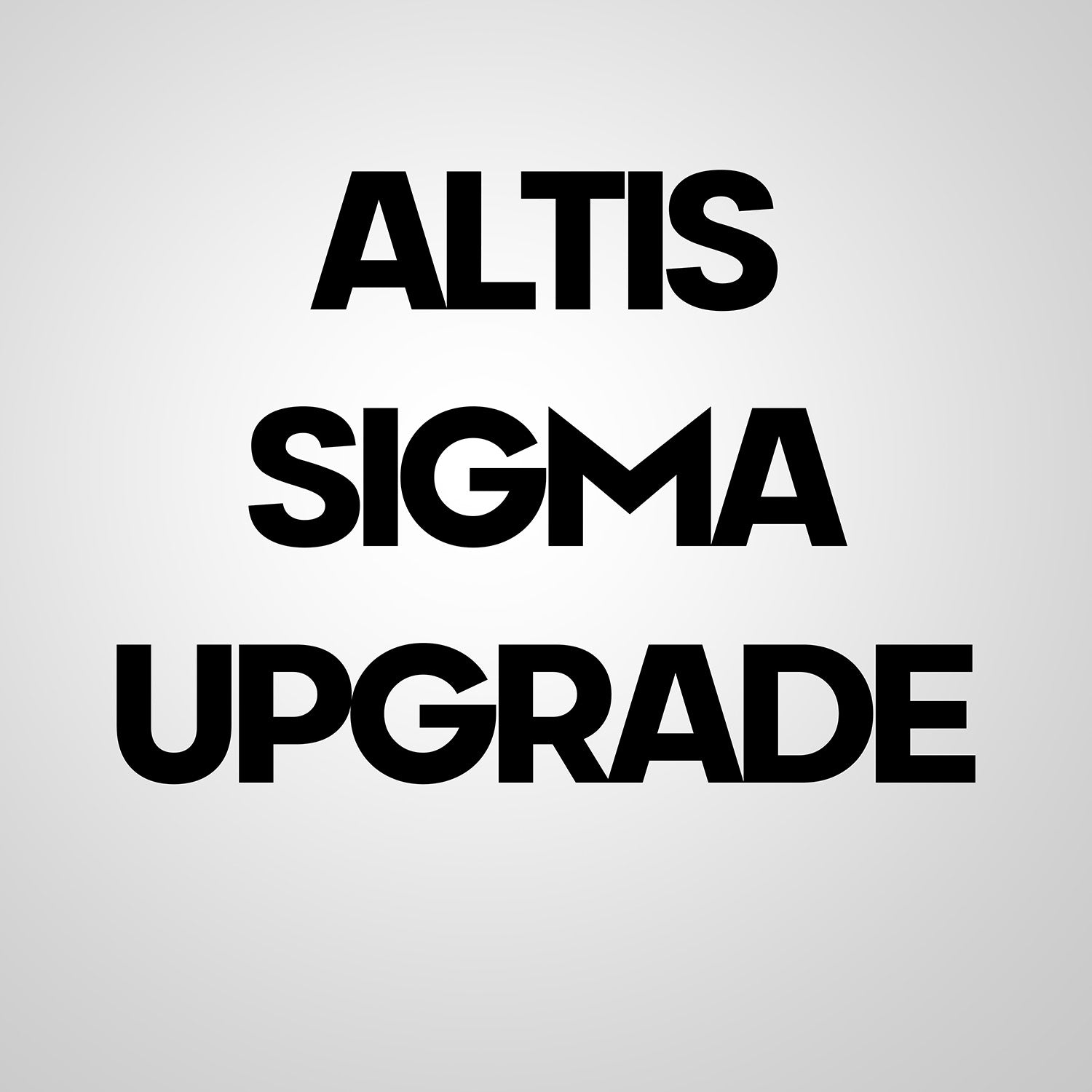 ALTIS SIGMA