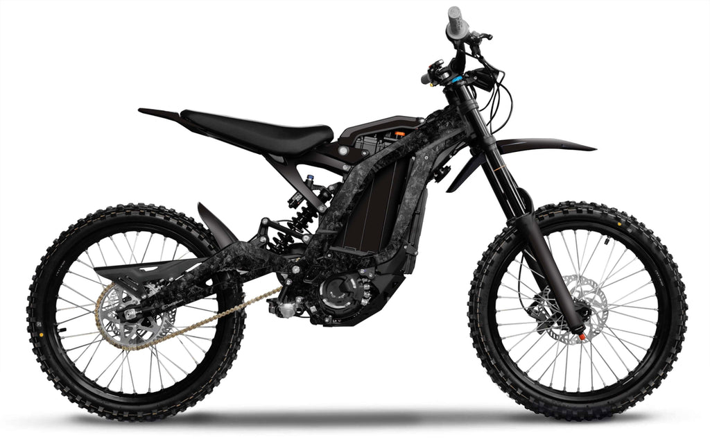 SURRON LBX CARBON FIBER FRAME WRAP ECDcustoms surron-lbx-carbon-fiber-frame-wrap-ecdcustoms