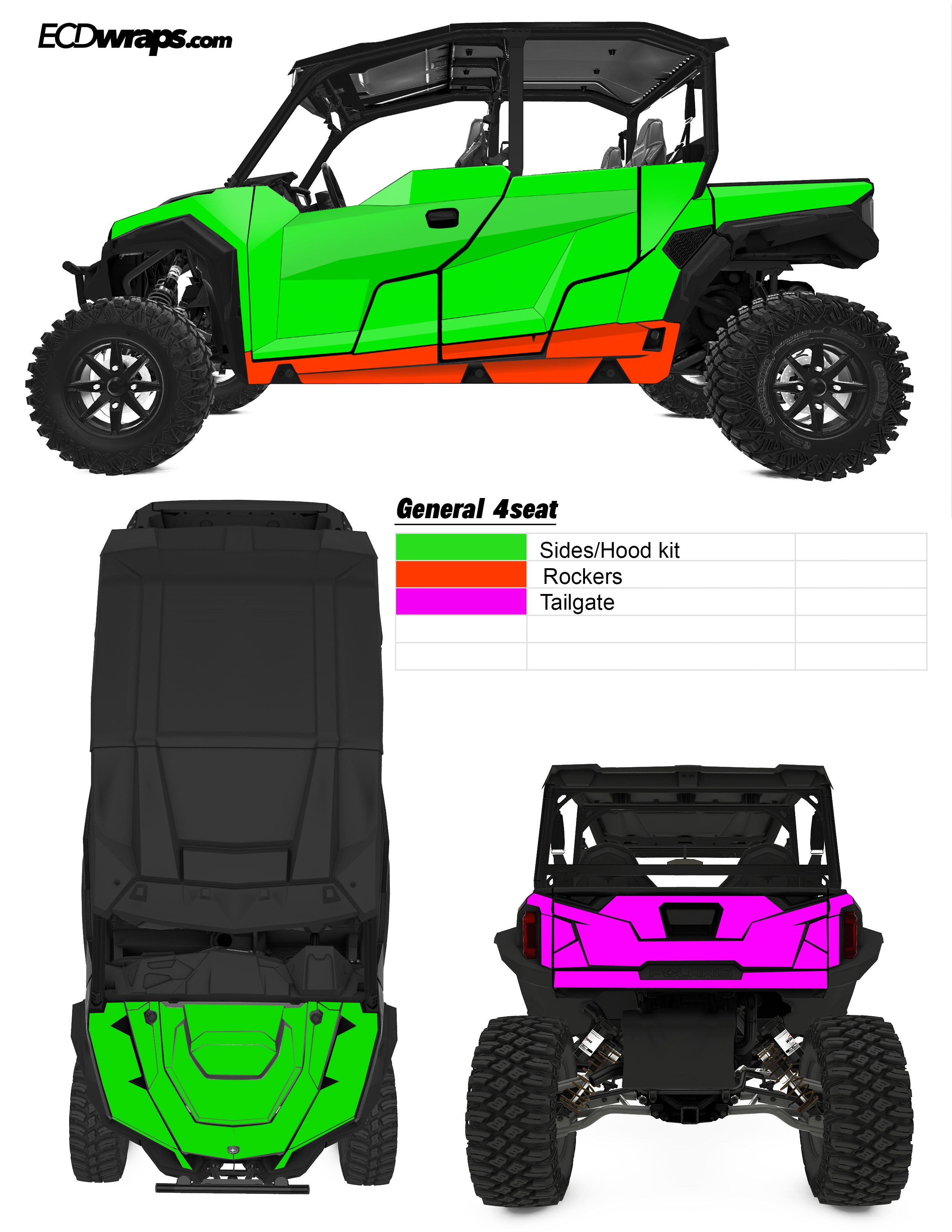 Ecd Rider Drawings INSTRUCTIONS – ECDcustoms