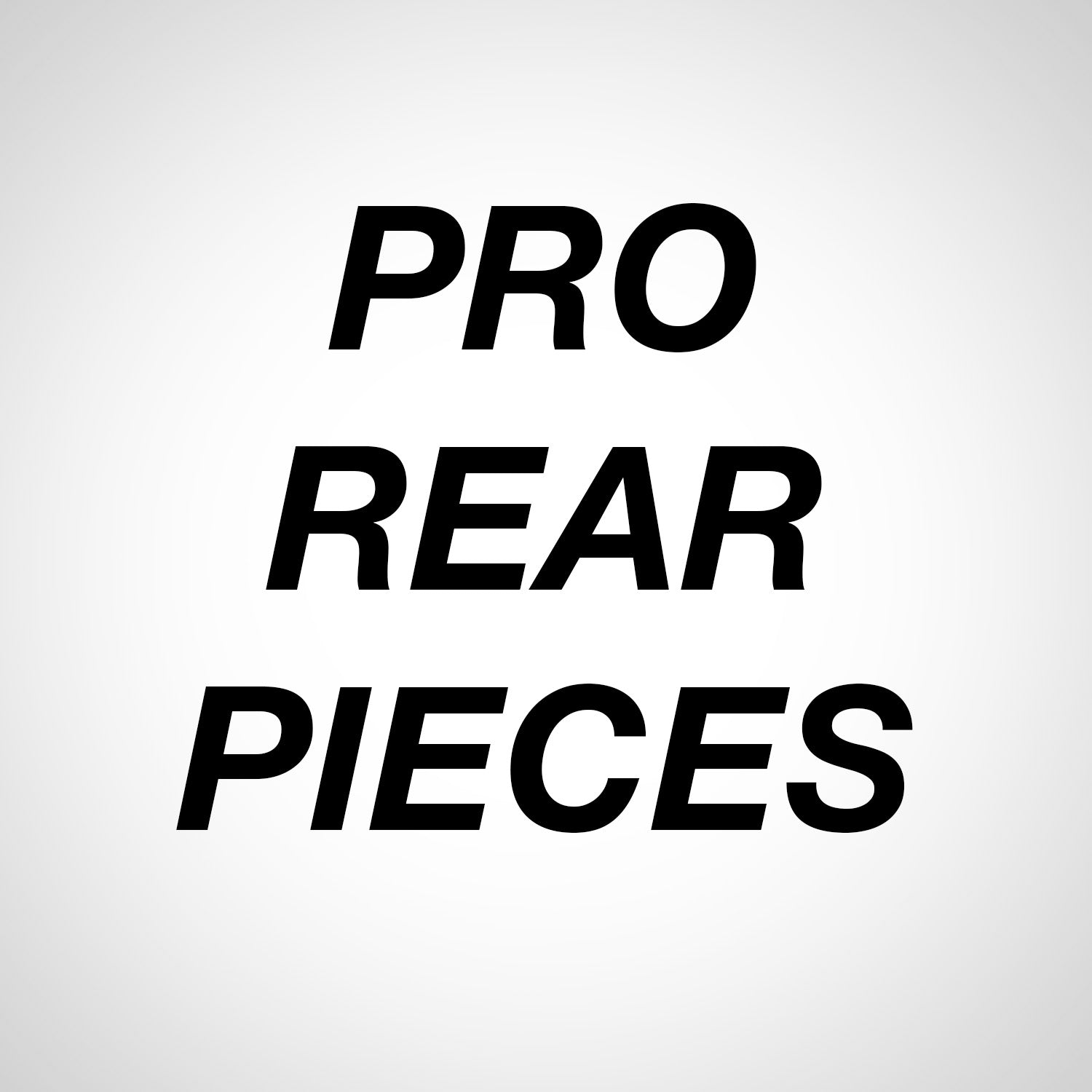 PRO REAR PIECES