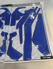 E-RIDE - Frame Wrap Wrap9 Blue(Clearance kit)