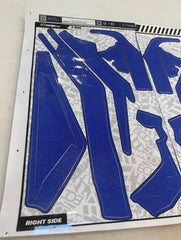 E-RIDE - Frame Wrap Wrap9 Blue(Clearance kit)
